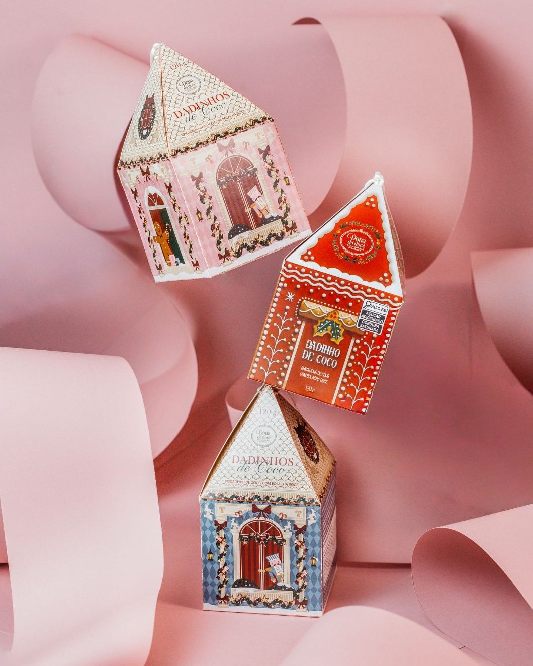 Mini Casinha com Dadinhos de Coco