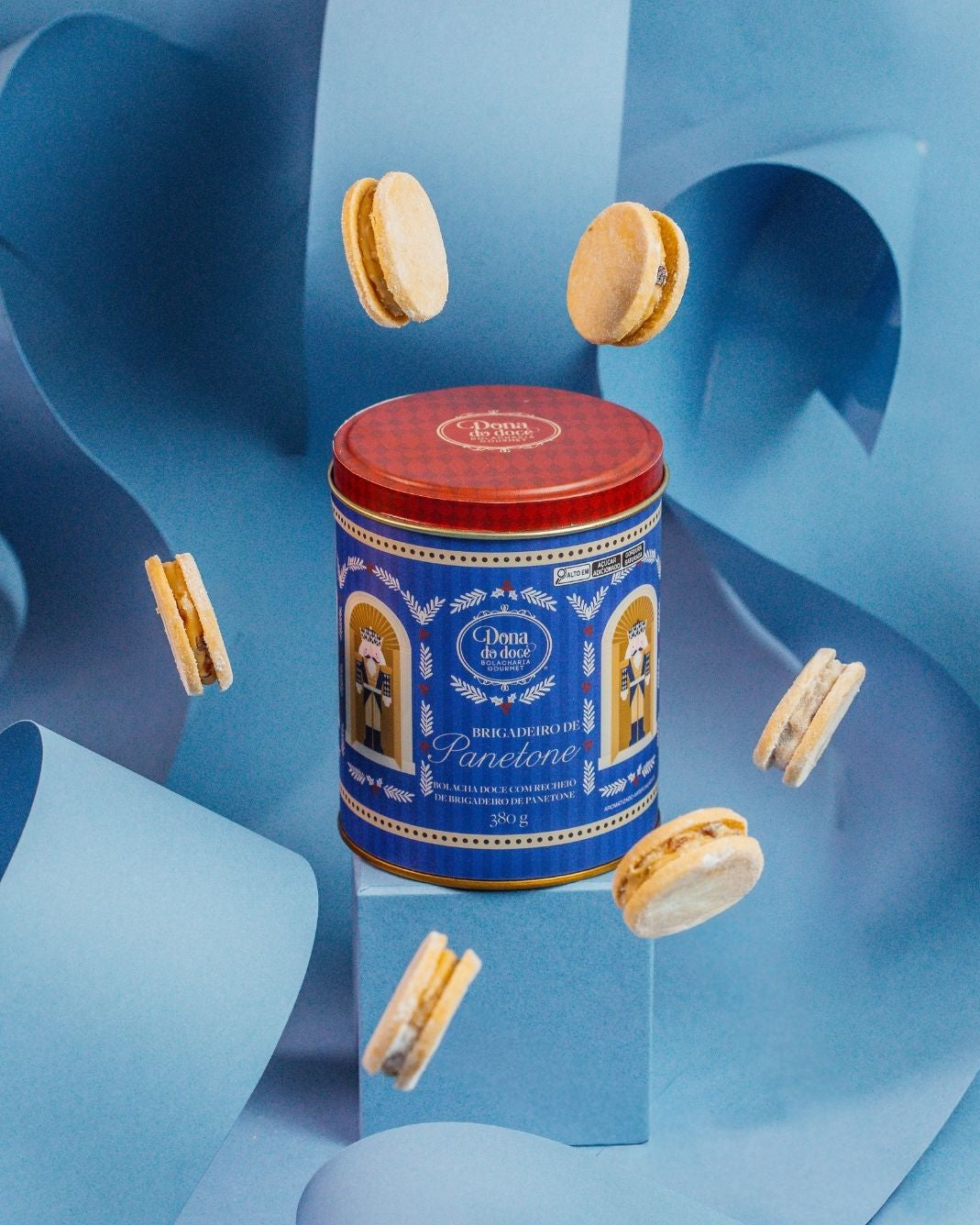 Bolachas de Brigadeiro de Panetone - Lata Grande
