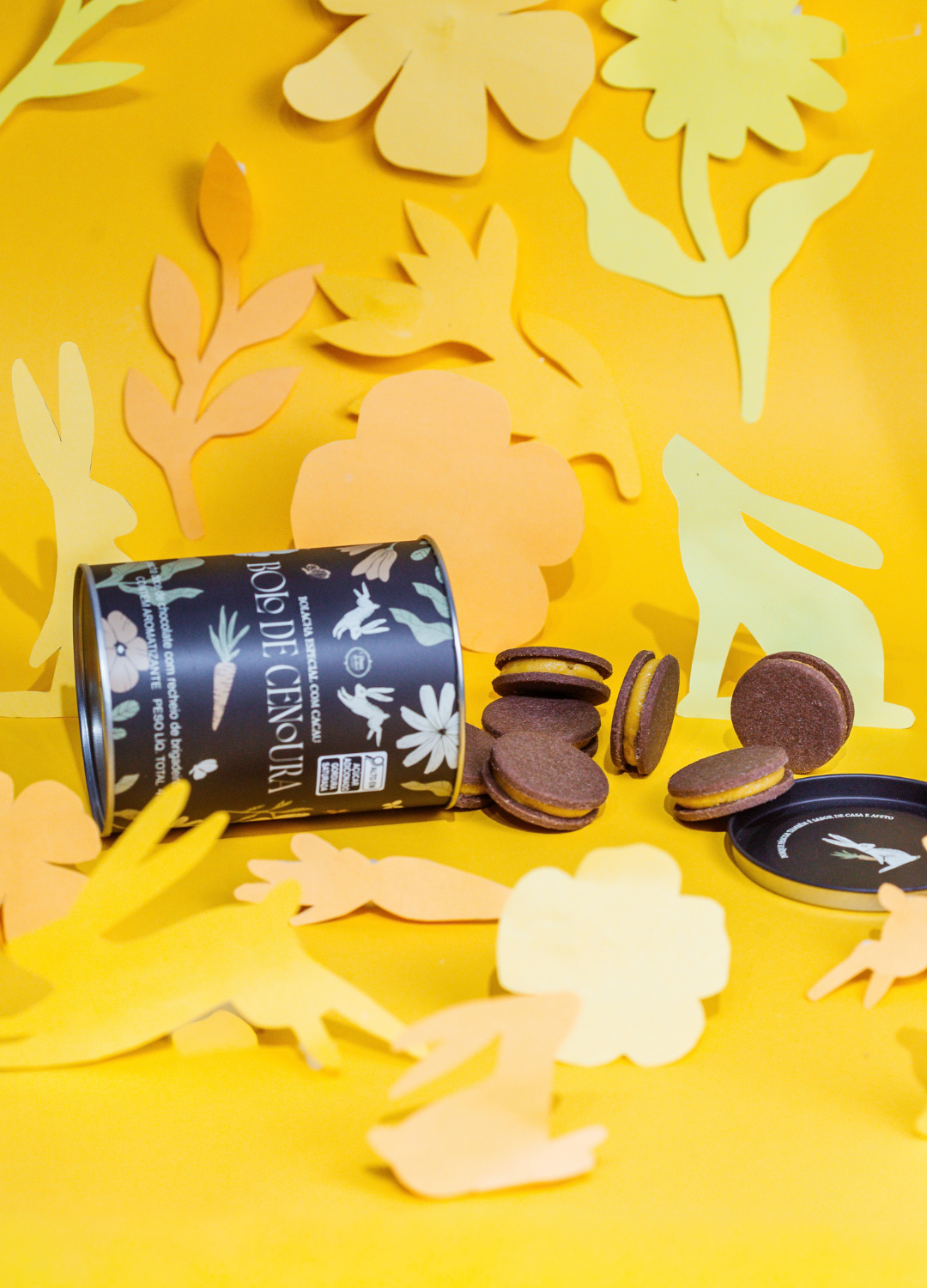 Bolacha de Bolo de Cenoura – Lata | Edição Especial Páscoa