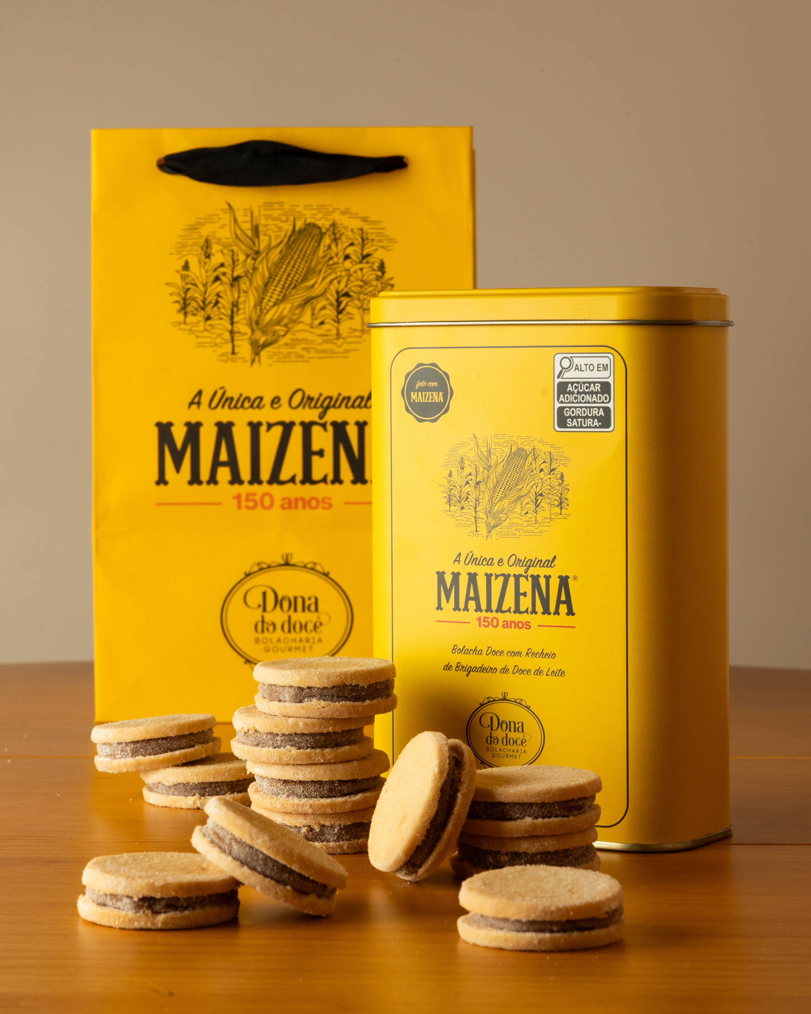Bolacha Brigadeiro de Doce de Leite com Maizena | Lata Grande