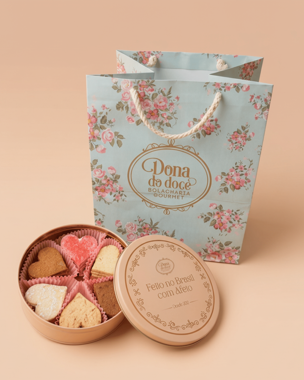 Lata Memórias Rosa | Bolachas Amanteigadas em diversos sabores