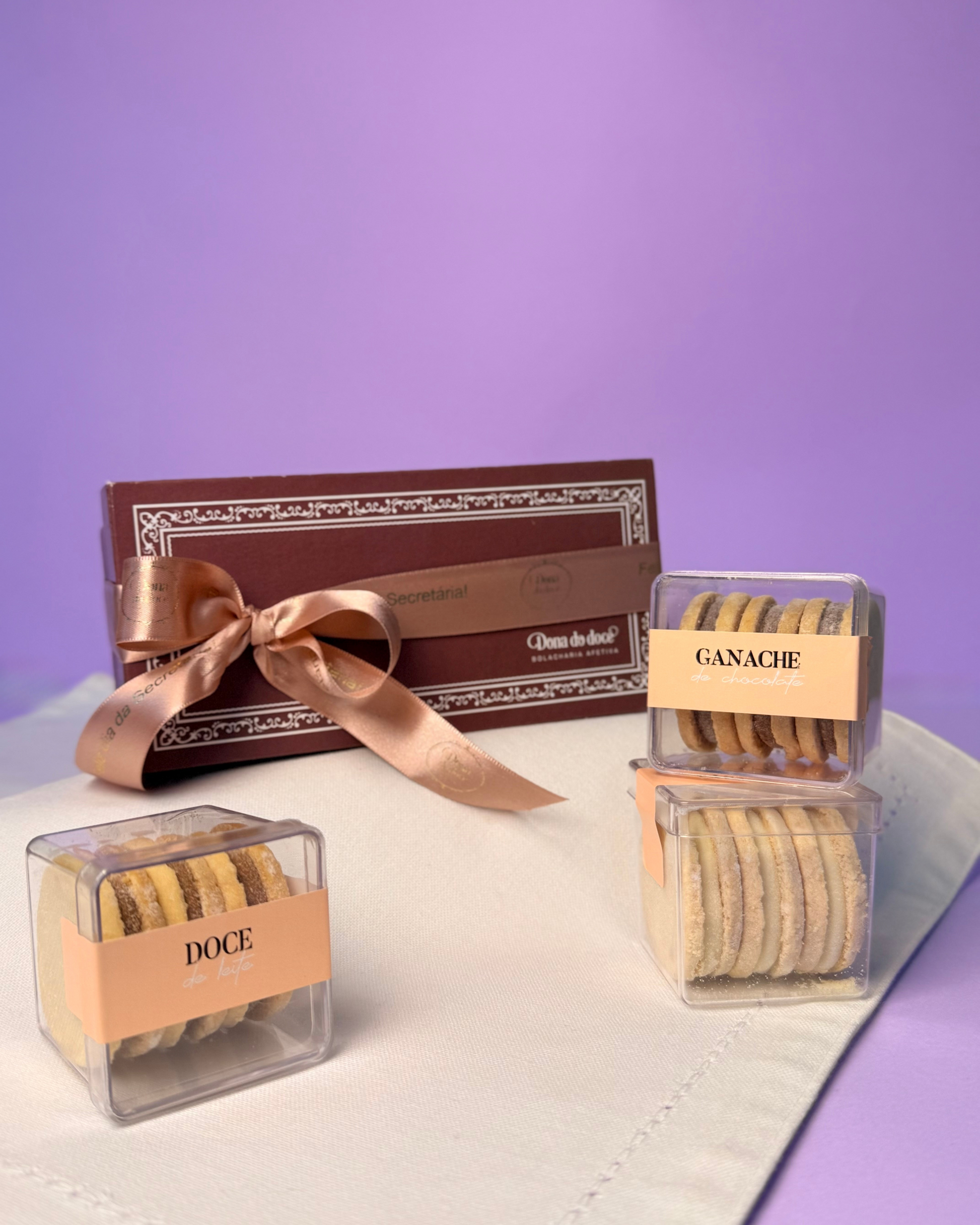 Caixa Presente Forte e Corajosa 3 Sabores Dona do Doce