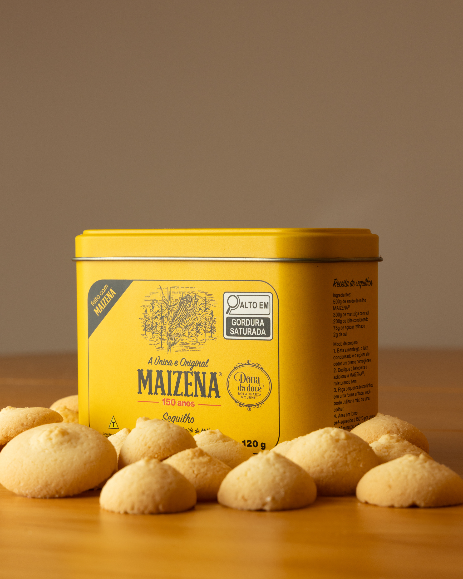 Lata Sequilho Maizena