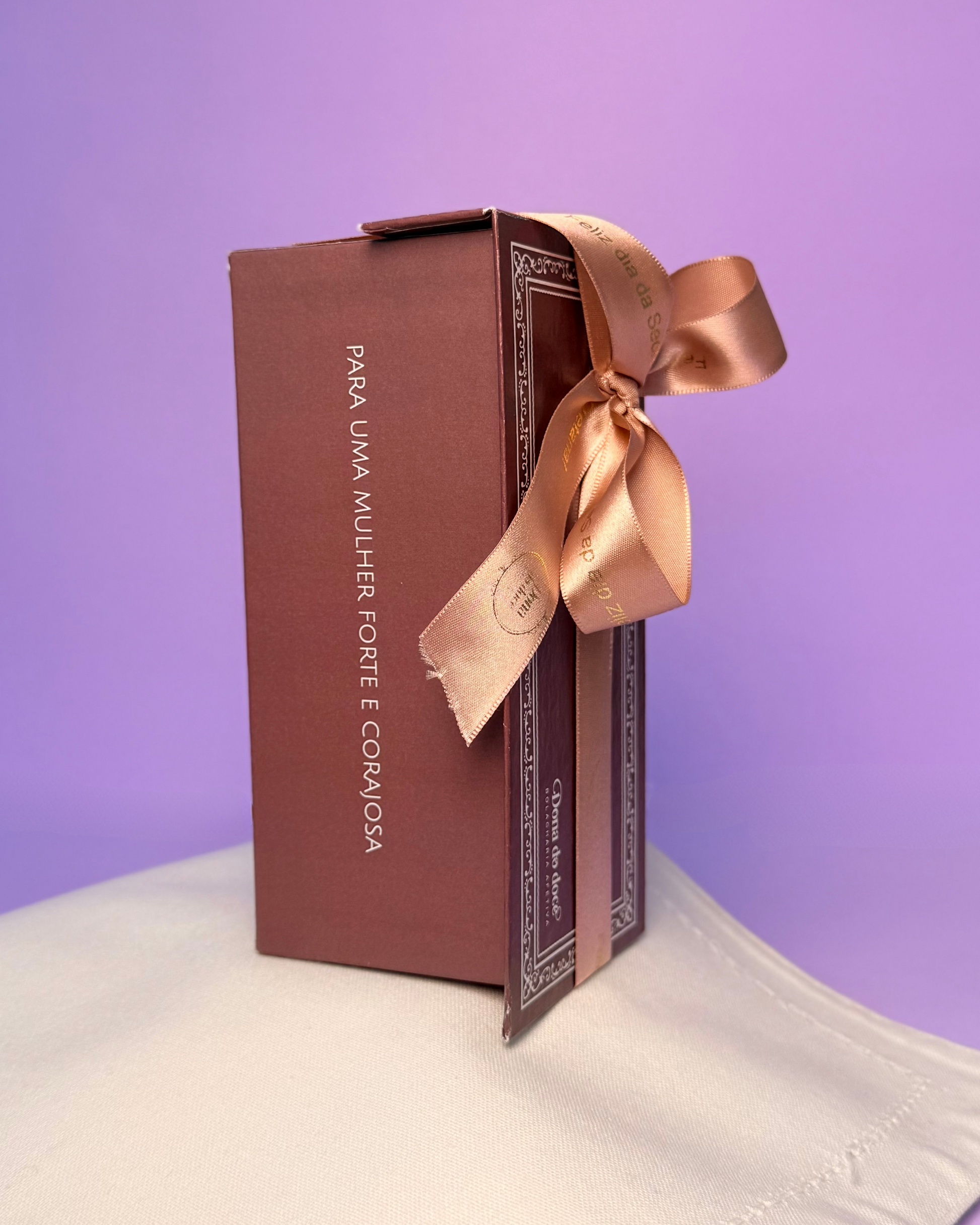 Caixa Presente Forte e Corajosa 3 Sabores Dona do Doce