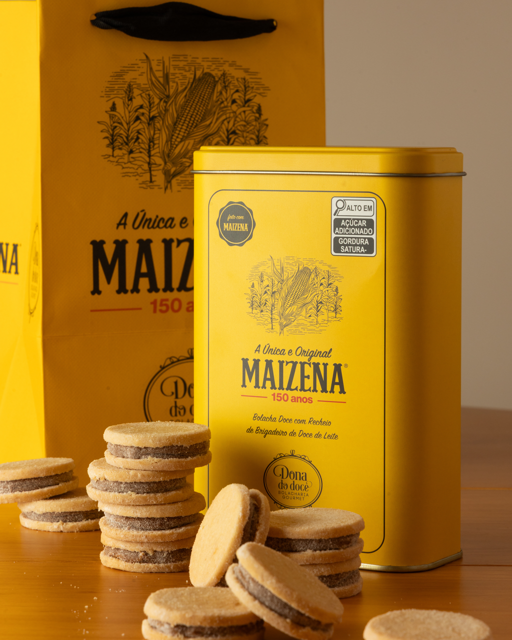 Bolacha Brigadeiro de Doce de Leite com Maizena | Lata Grande