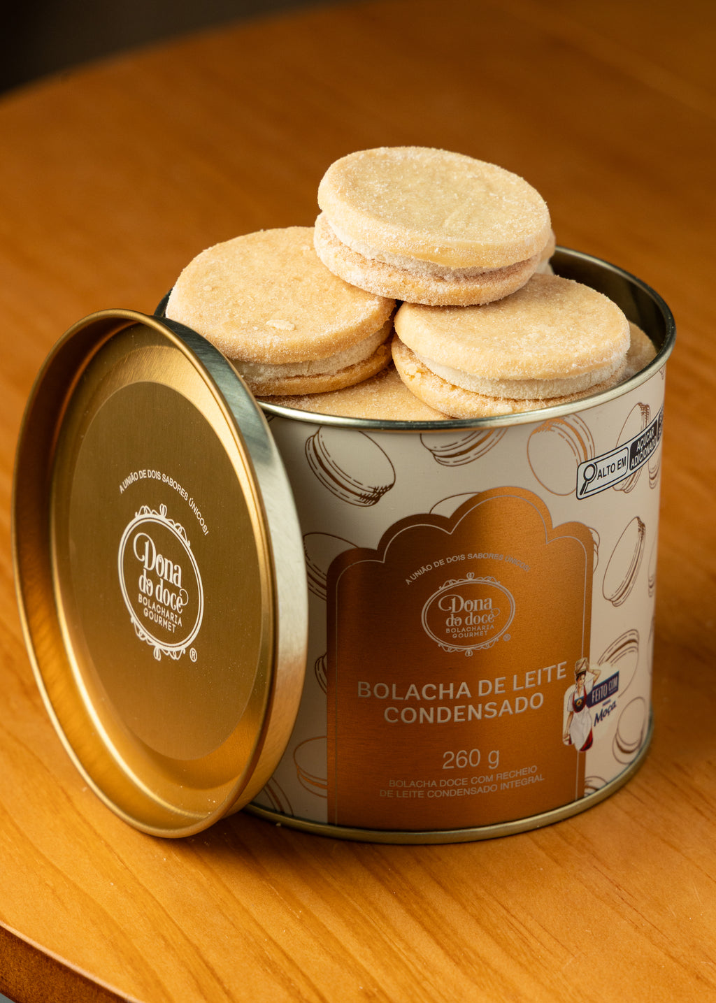 Bolacha Leite Moça Lata Pequena