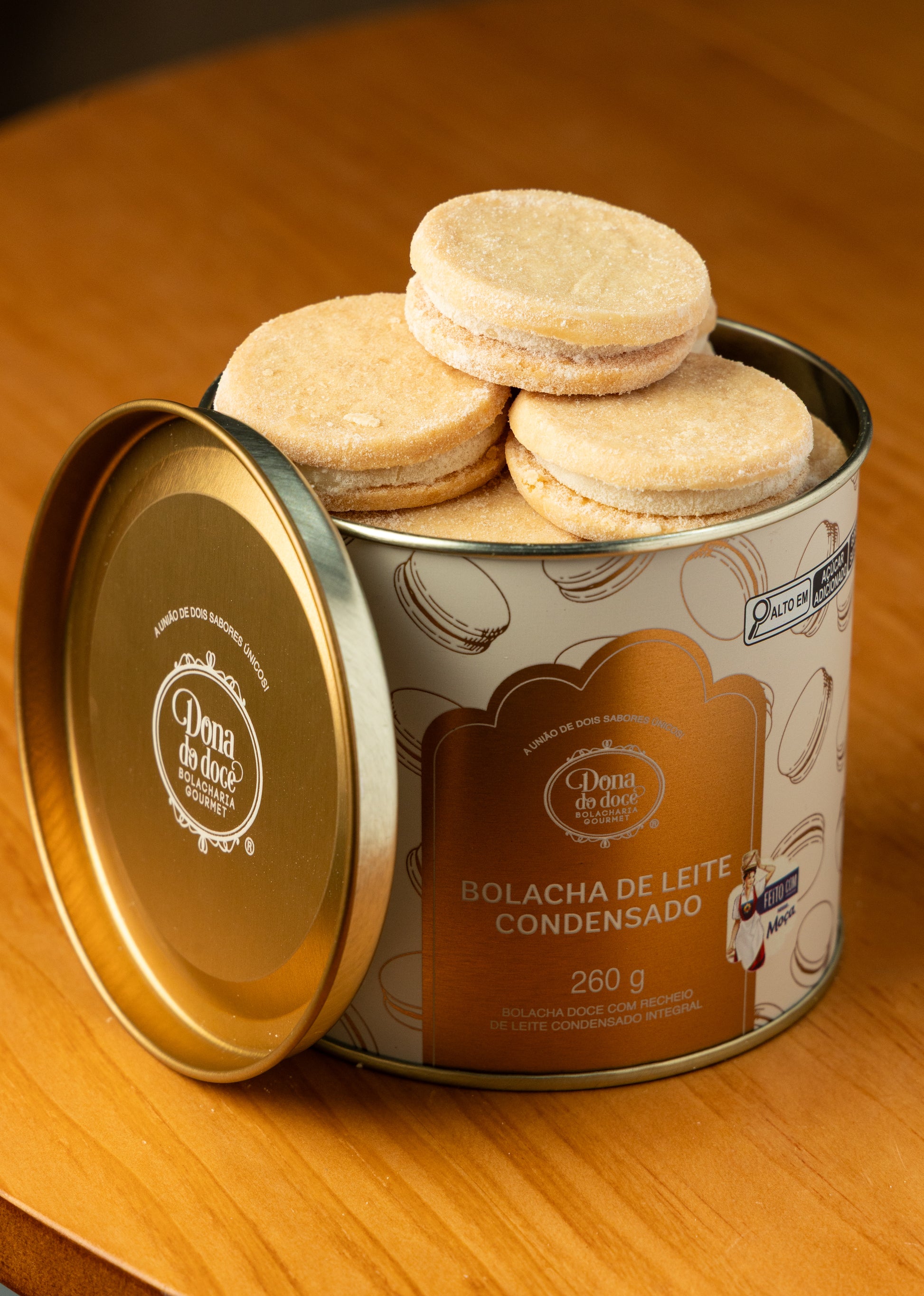 Bolacha Leite Moça Lata Pequena