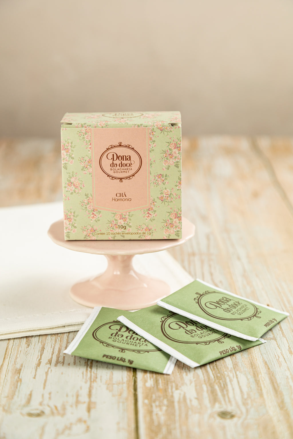Dadinho Brigadeiro de Pistache + Chá Harmonia Dona do Doce