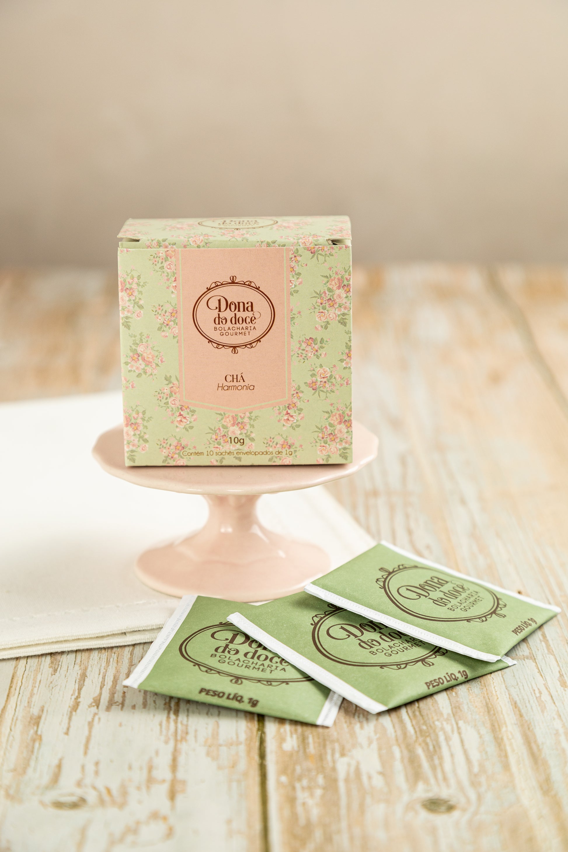 Dadinho Brigadeiro de Pistache + Chá Harmonia Dona do Doce