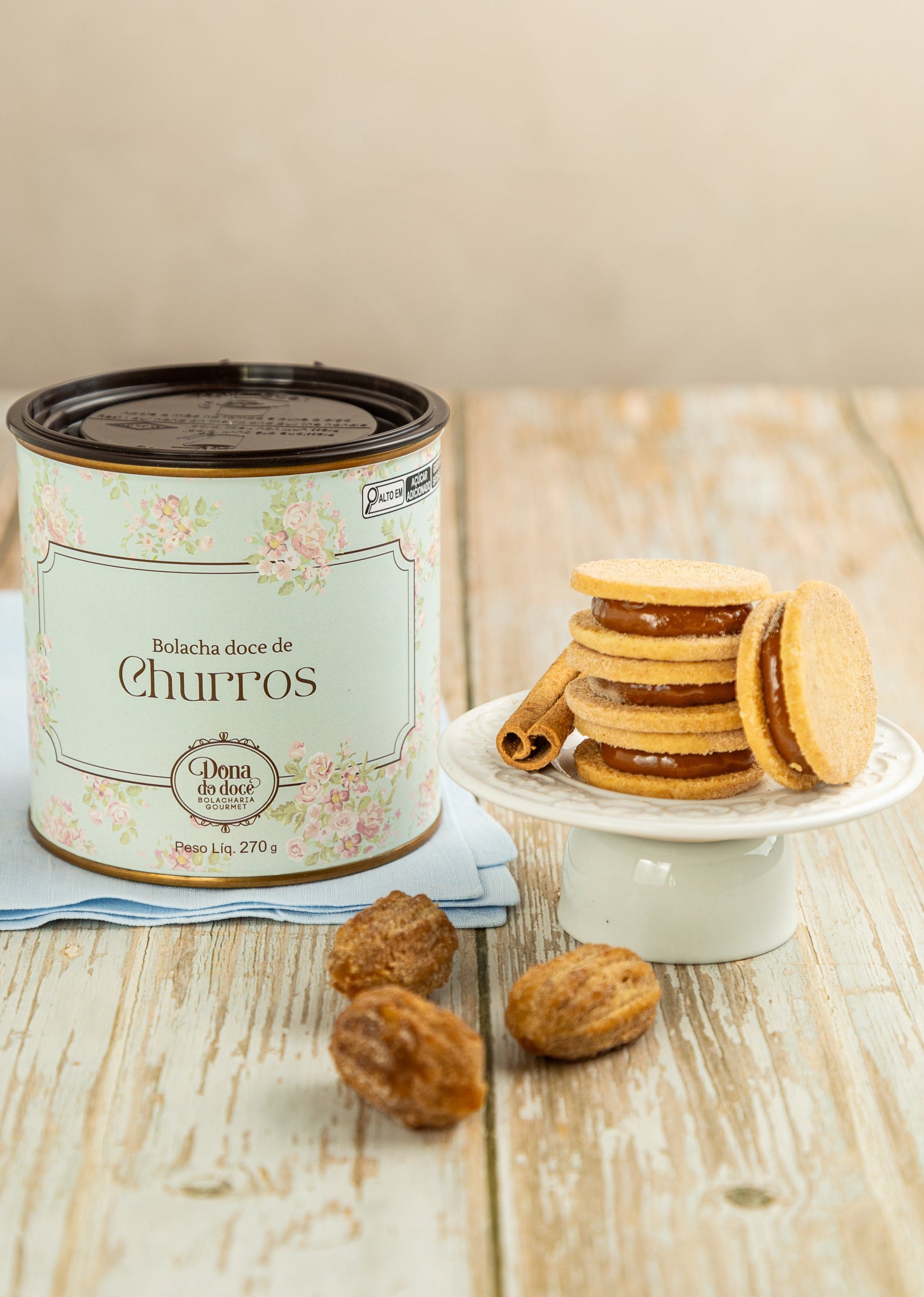 bolacha churros dona do doce