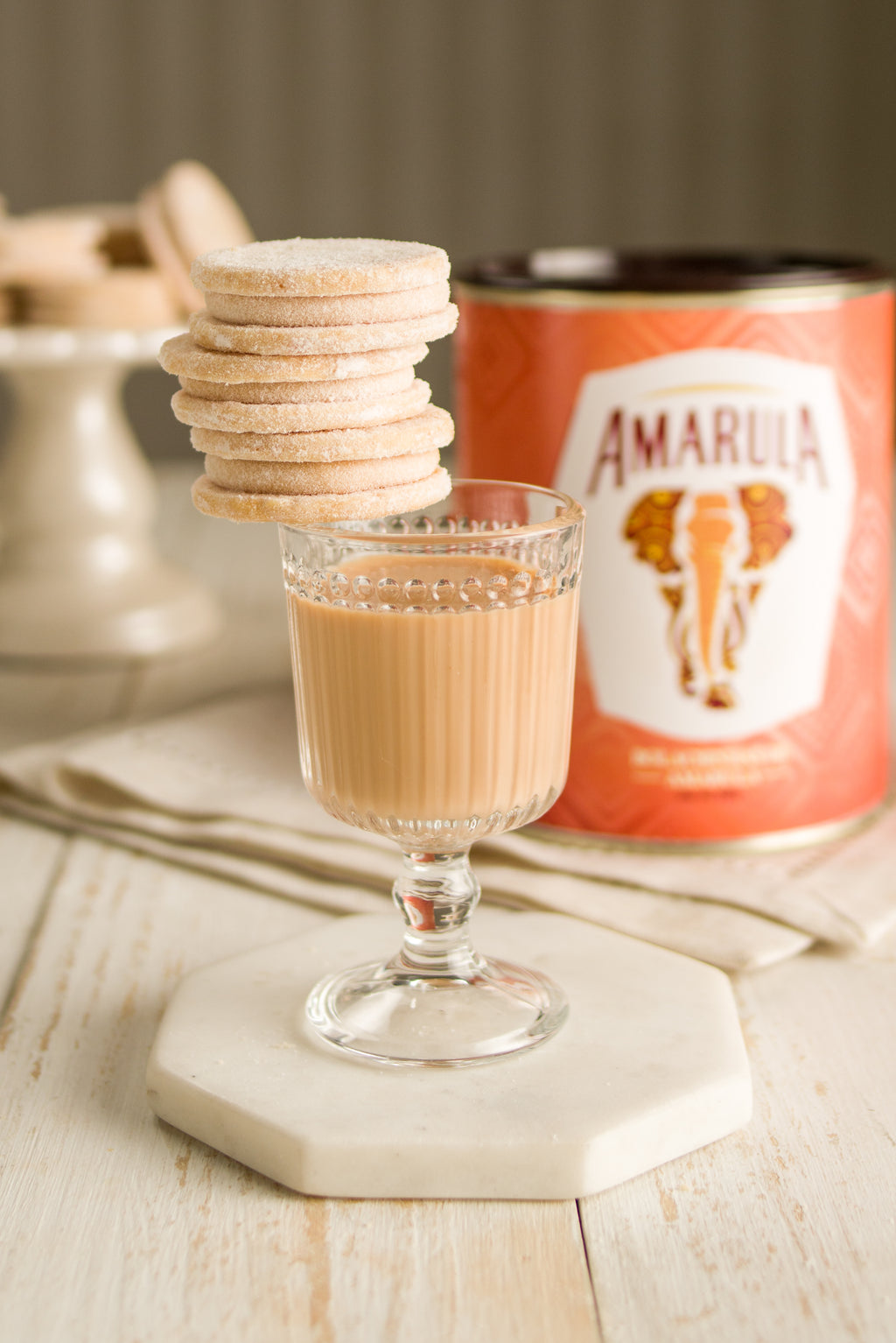 bolacha creme de Amarula