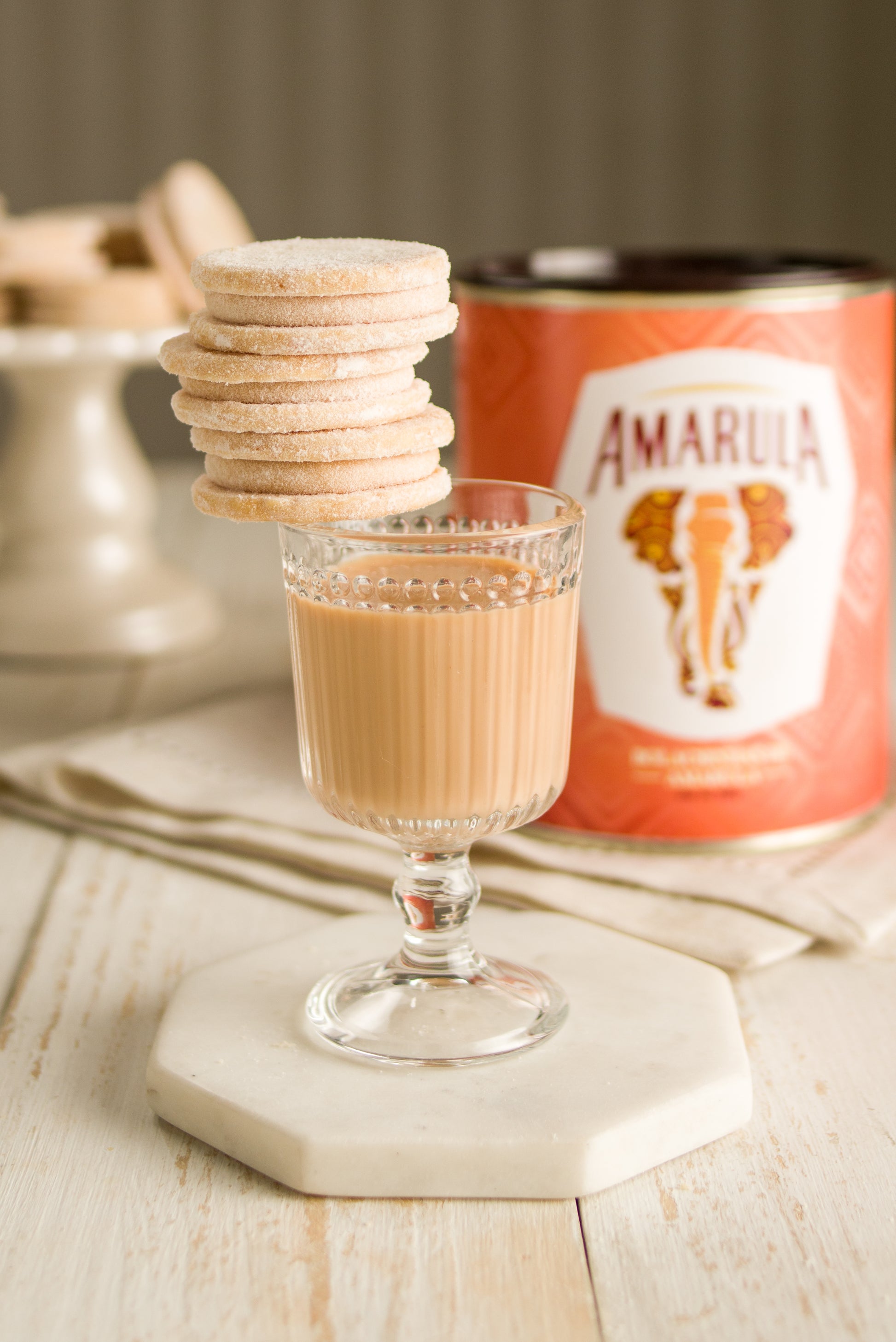 bolacha creme de Amarula