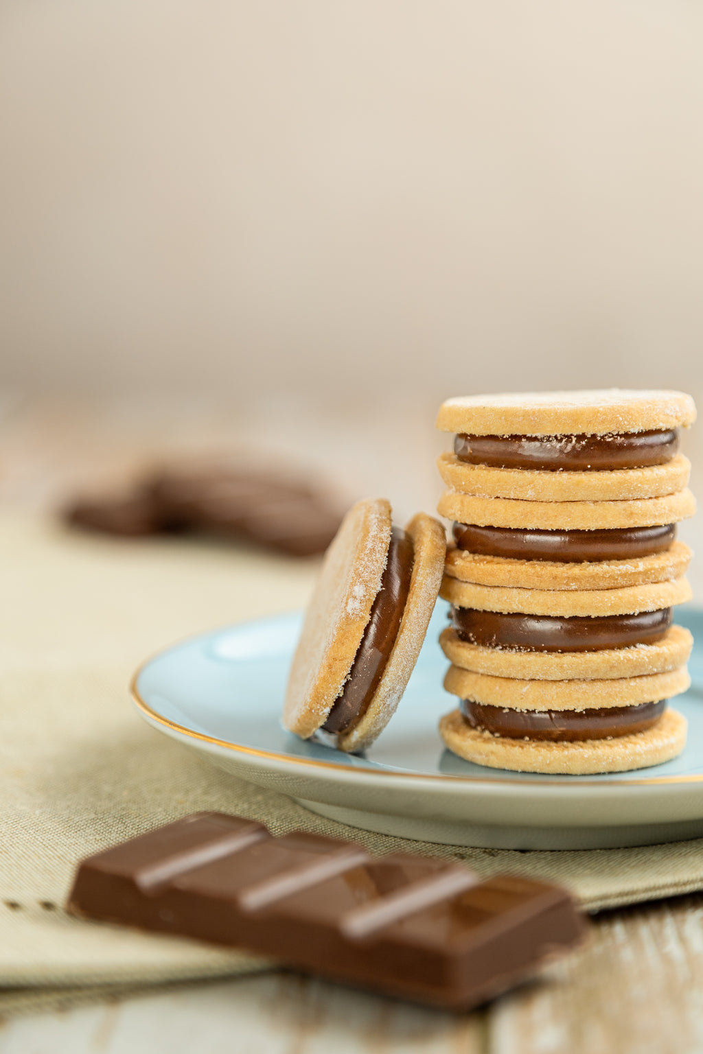 bolacha dona do doce ganache chocolate